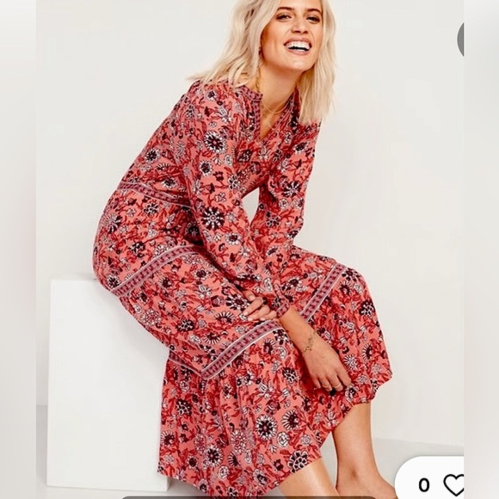 Old Navy Pink Floral Dress. Size S.
